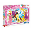 Clementoni Disney Hercegnők puzzle, 104 db (27086) Clementoni Disney Hercegnők puzzle, 104 db (27086)