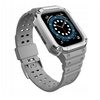 Gigapack Apple Watch Series Szilikon pótszíj+keret, szürke/ezüst (141559) Gigapack Apple Watch Series Szilikon pótszíj+keret, szürke/ezüst (141559)