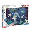 Clementoni Az űr csillámos puzzle, 104 db (20166)