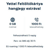 Yettel Feltöltőkártya Expressz Hangjegy csomag Yettel Feltöltőkártya Expressz Hangjegy csomag