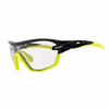 SH+ RG 5400 Reactive Fotokromatikus Sportszemüveg, matt fekete-neon/Flash Red