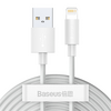 Baseus Simple Wisdom USB-A – iPhone kábel, 2 db (TZCALZJ-02) Baseus Simple Wisdom USB-A – iPhone kábel, 2 db (TZCALZJ-02)