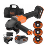 BLACK + DECKER BCG6L8F1S-QW 18V akkus sarokcsiszoló BLACK + DECKER BCG6L8F1S-QW 18V akkus sarokcsiszoló
