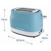 Russell Hobbs 28651-56 Hanley Blue toster Russell Hobbs 28651-56 Hanley Blue toster