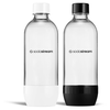SodaStream Jet Black&White 1L-es palack, 2 db SodaStream Jet Black&White 1L-es palack, 2 db