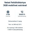 Yettel Feltöltőkártya Expressz 3GB-os csomag Yettel Feltöltőkártya Expressz 3GB-os csomag