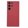 Samsung S23 mágneses szilikon tok, Piros