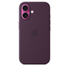 iPhone 16 Silic. Case with MagS. - Plum