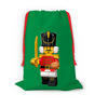LEGO® Zelena vrećica Djeda Mraza s uzorkom Orašara (109168) LEGO® Zelena vrećica Djeda Mraza s uzorkom Orašara (109168)