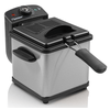 Mini olajsütő hideg zónával, 1000W, inox