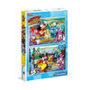 Clementoni Mickey és az autóversenyzők Puzzle, 2 x 20 db (07034)