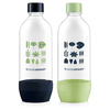 SodaStream Jet Green/Navy 1L-es palack, 2 db SodaStream Jet Green/Navy 1L-es palack, 2 db