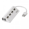FIC USB 2.0 HUB, 1-4 BUSPOWERED, WH