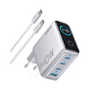 Anker 140W, 4-Port, PD 3.1 Hálózati töltő + USB-C kábel (B2697G41) Anker 140W, 4-Port, PD 3.1 Hálózati töltő + USB-C kábel (B2697G41)