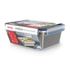 Tefal Masterseal Stainless Steel N1150710 Négyszögletű ételtároló doboz, 3 L Tefal Masterseal Stainless Steel N1150710 Négyszögletű ételtároló doboz, 3 L