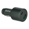 Avax CC665B CARLY+ USB-A/Type C 83W Autós töltő, fekete Avax CC665B CARLY+ USB-A/Type C 83W Autós töltő, fekete