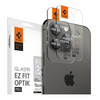 Spigen EZ Fit Optik Pro Apple iPhone 16/15/14 Pro/Max Kameravédő üveg, 2 db (AGL05205) Spigen EZ Fit Optik Pro Apple iPhone 16/15/14 Pro/Max Kameravédő üveg, 2 db (AGL05205)