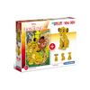 Clementoni Oroszlánkirály puzzle, 104 db + 3D modell (20158)