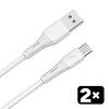 Avax CB4301 18W USB-A – USB-C kábel, 2 db