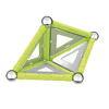 Geomag Foszforeszkáló mágneses építőjáték, 22 db (20GMG00334) Geomag Foszforeszkáló mágneses építőjáték, 22 db (20GMG00334)