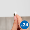 Csavartakaró 13mm fehér 24db/csomag