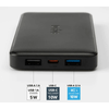 SBS PowerBank 10000mAh, 2USB-A/C fekete