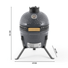 Landmann 00573 Kamado Faszenes grillező, 32 cm Landmann 00573 Kamado Faszenes grillező, 32 cm