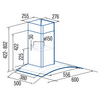 Cata Gamma Glass 6010 GX Páraelszívó, inox