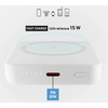 SBS MiniMag PowerBank 5000mAh 15W fehér