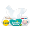 Pampers Sensitive Nedves Törlőkendő, 4 x 80 db Pampers Sensitive Nedves Törlőkendő, 4 x 80 db