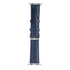 Gigapack Apple Watch Series/Ultra Bőr hatású szilikon pótszíj, sötétkék (142793) Gigapack Apple Watch Series/Ultra Bőr hatású szilikon pótszíj, sötétkék (142793)
