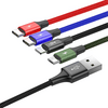 Baseus Rapid 4-in-1 USB kábel, 1.2m, fekete (CA1T4-B01) Baseus Rapid 4-in-1 USB kábel, 1.2m, fekete (CA1T4-B01)