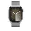 Apple Watch Series 9 GPS + Cellular, 41mm, ezüst rozsdamentes acéltok, ezüst milánói szíj (MRJ43QH/A) Apple Watch Series 9 GPS + Cellular, 41mm, ezüst rozsdamentes acéltok, ezüst milánói szíj (MRJ43QH/A)