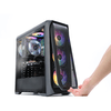 Zalman ház Midi ATX N5 MF  fekete rgb