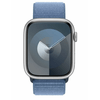 Apple Watch Series 9 GPS + Cellular, 45mm, ezüst alumíniumtok, télkék sportpánt (MRMJ3QH/A) Apple Watch Series 9 GPS + Cellular, 45mm, ezüst alumíniumtok, télkék sportpánt (MRMJ3QH/A)