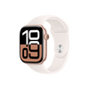 Apple Watch Series 10 GPS 46 mm rozéarany alumíniumtok, rózsaszín sportszíj, M/L (MWWU3QH/A)