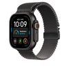 Apple Watch Ultra 49 mm-es fekete titán milánói szíj – L (MK0Q4ZM/A)