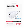 Swissten GaN mini hálózati töltőadapter, PD, 30W (22056100) Swissten GaN mini hálózati töltőadapter, PD, 30W (22056100)