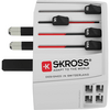 Skross Világutazó hálózati átalakító, 4xUSB (1.302961)