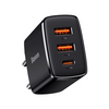 Baseus Compact hálózati gyorstöltő, 30W, fekete (CCXJ-E01)