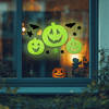Family 56543A Halloween-i foszforeszkáló ablakdekor - tök
