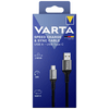 Varta USB-A – USB-C Brzi punjač i kabel za sinkronizaciju, 2 m Varta USB-A – USB-C Brzi punjač i kabel za sinkronizaciju, 2 m