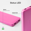 SBS PowerBank 10000mAh, 2USB-A/C pink