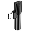 Baseus L41 USB-C – USB-C/3,5 mm jack audió és táp adapter (CATL41-01)