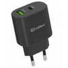 Cellect 30W USB-A/USB-C Hálózati gyorstöltő adapter (MTCB-PD30WNE-BK)