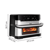 Tefal EY922DE0 Dual Easy Fry Flex Airfyer, 9L Tefal EY922DE0 Dual Easy Fry Flex Airfyer, 9L