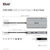 Club 3D CSV-1593 8in1 USB-C HUB Club 3D CSV-1593 8in1 USB-C HUB