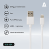 CB124W PURE USB-Lightning 2m kábel,fehér