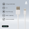 Avax CB124W Pure USB-A/Lightning kábel, 2 m Avax CB124W Pure USB-A/Lightning kábel, 2 m
