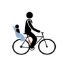 Thule RideAlong Kerékpáros hátsó gyermekülés, sötétszürke